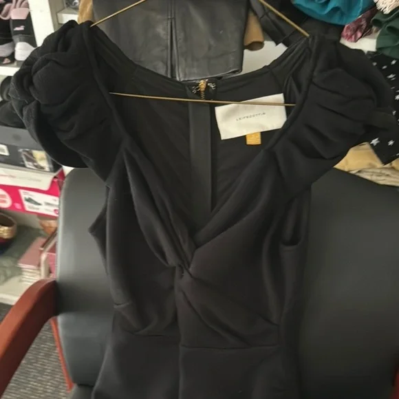 Leifsdottir black mini dress